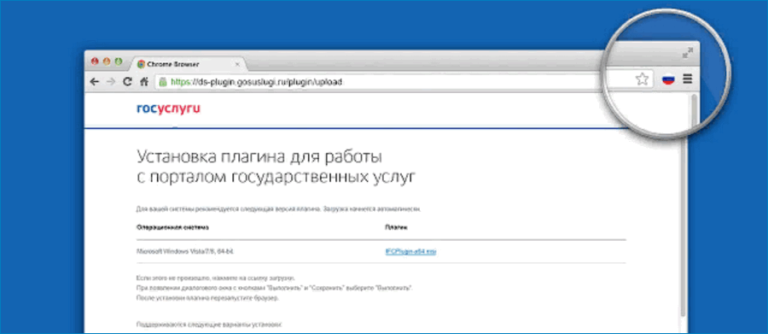 Как установить плагин госуслуги в google chrome