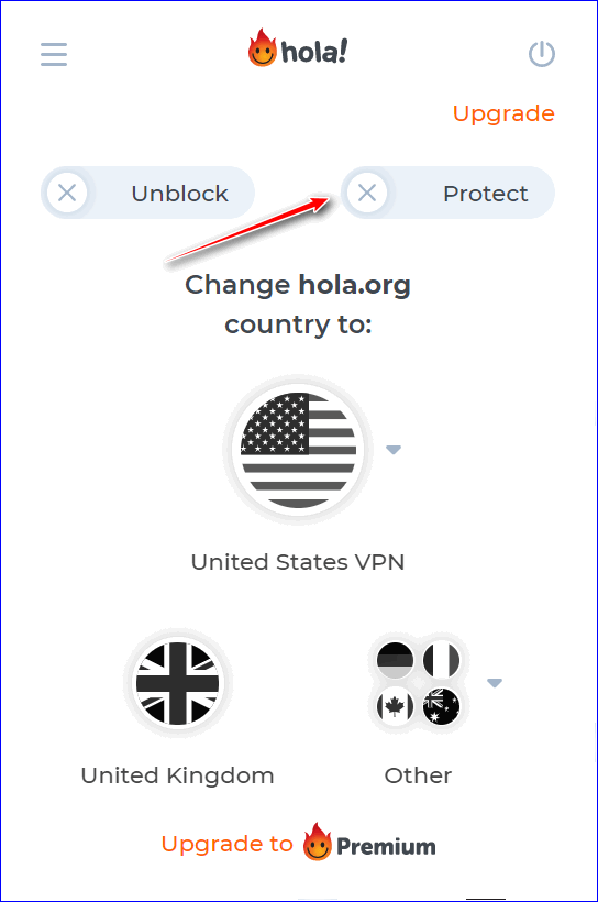 Включите Hola VPN в Yandex Browser
