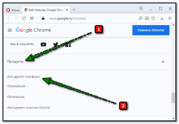 Настройка устройства google chrome